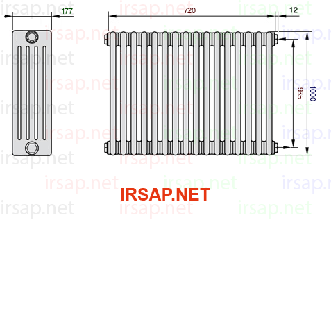 Радиатор IRSAP Tesi 51000/16 T02 CL 01